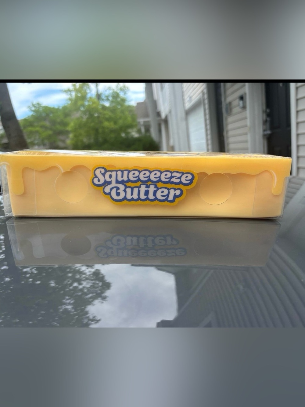 Sunny Days Squeezy JUMBO Butter Squishy Toy
